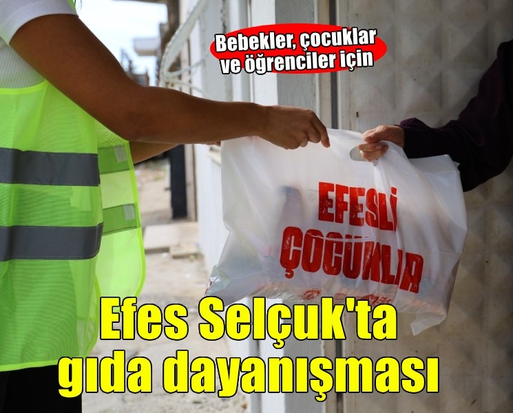 Bebekler, anneler ve öğrenciler için gıda dayanışması sürüyor