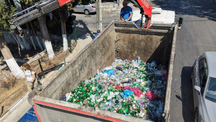 Buca’da 158 ton cam atık geri dönüşüme kazandırıldı