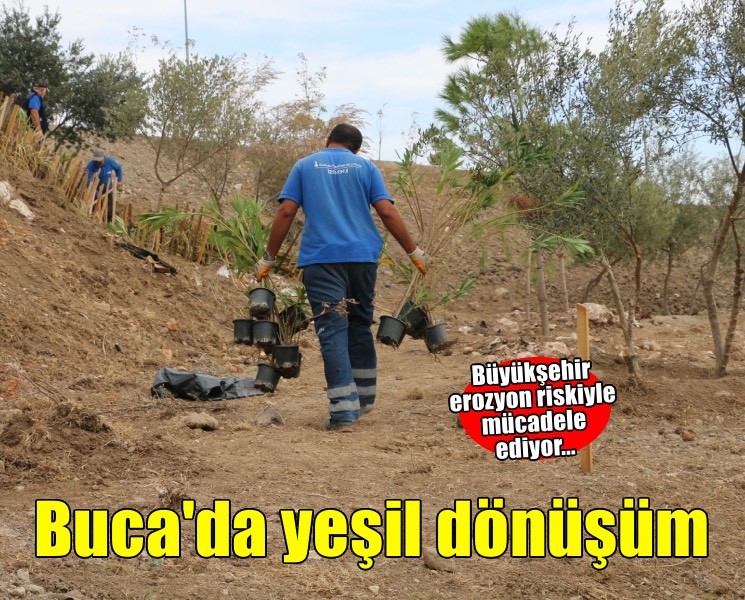 Buca’da 5 dönümlük alanda yeşil dönüşüm