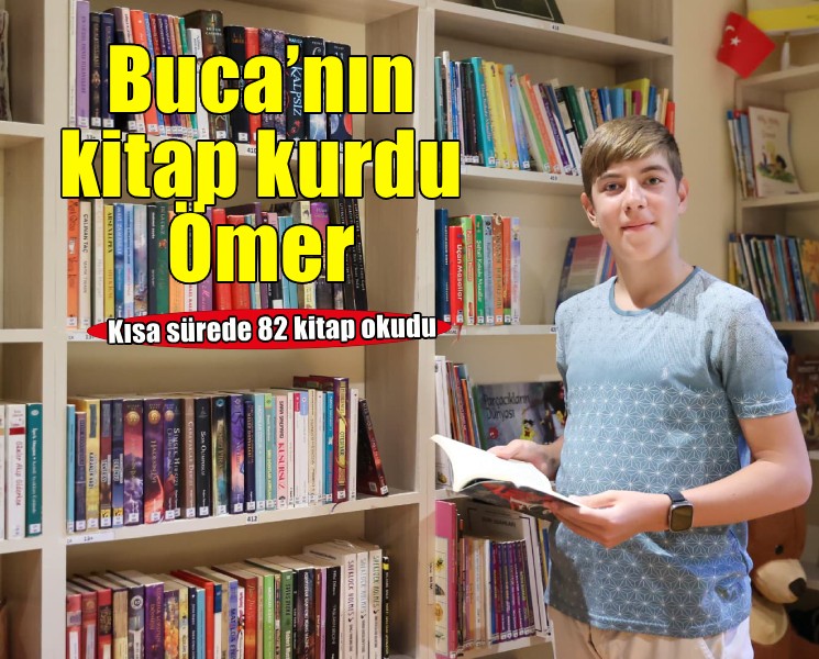 Buca’nın kitap kurdu Ömer geleceğe pedal çeviriyor