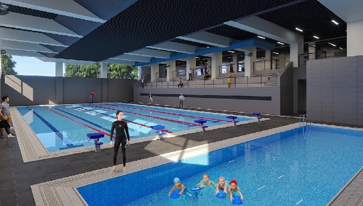 Büyükşehir’den Çiğli’ye yarı olimpik havuzlu spor tesisi