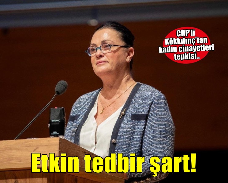 CHP İzmir İl Kadın Kolları Başkanı Nilay Kökkılınç’tan kadın cinayetlerine tepki