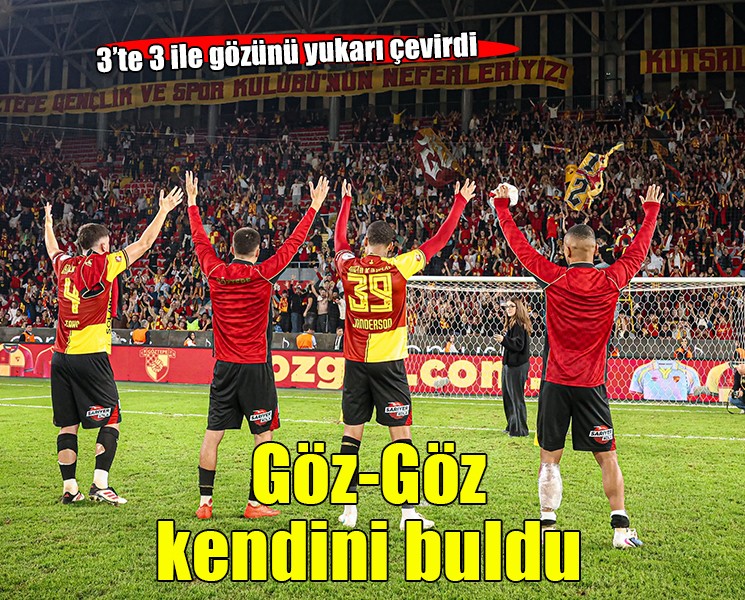 Göztepe 3'te 3'le kendini buldu