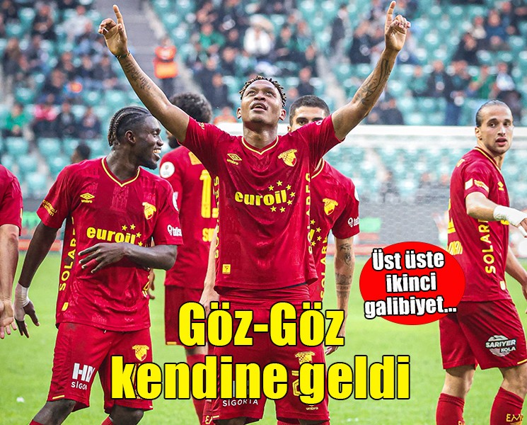 Göztepe kendine geldi