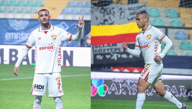 Göztepe'nin forvetleri iş başında