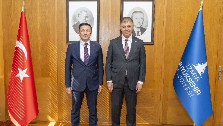 Hamza Dağ'dan Başkan Tugay'a ziyaret