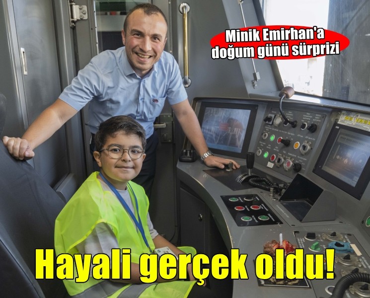 Hayali doğum gününde gerçek oldu
