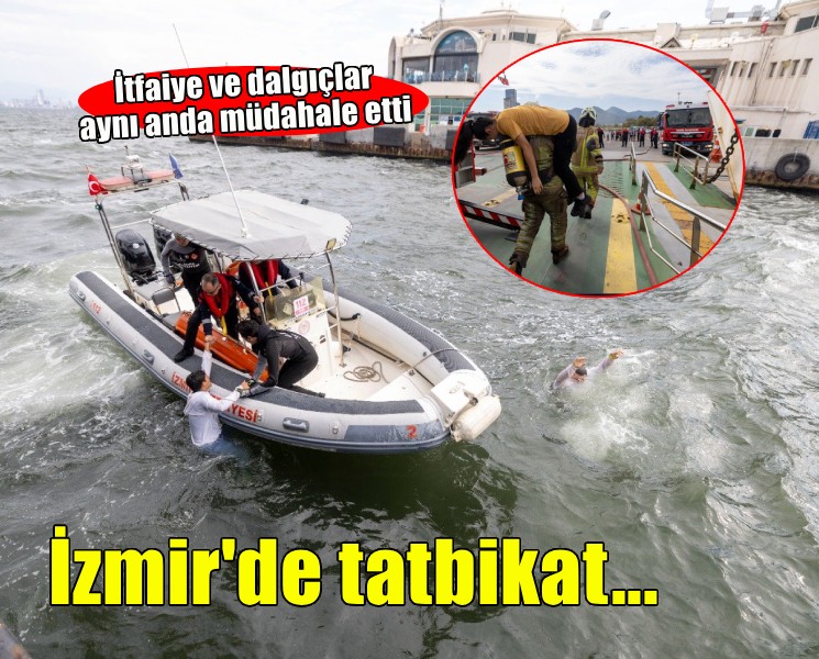 İtfaiye ve dalgıçlar aynı anda müdahale etti