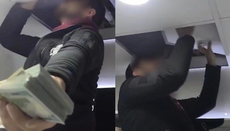 İzmir'de FETÖ operasyonu... Altınlar tavan arasından çıktı!