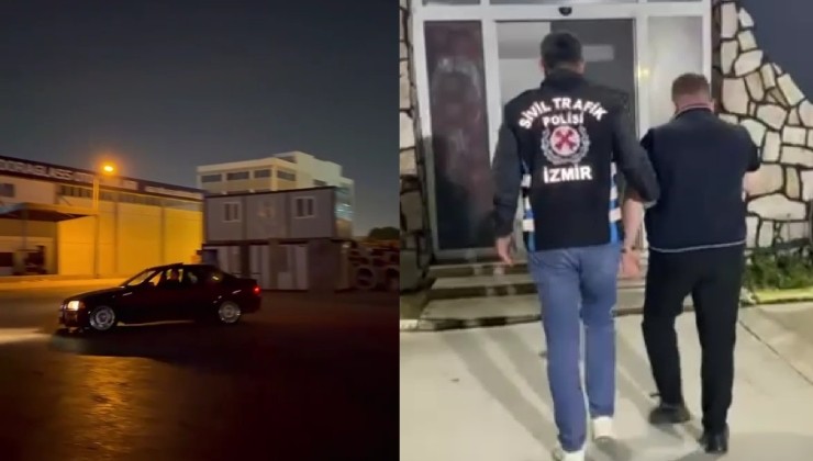 İzmir’de drift atan sürücüye 140 bin TL ceza