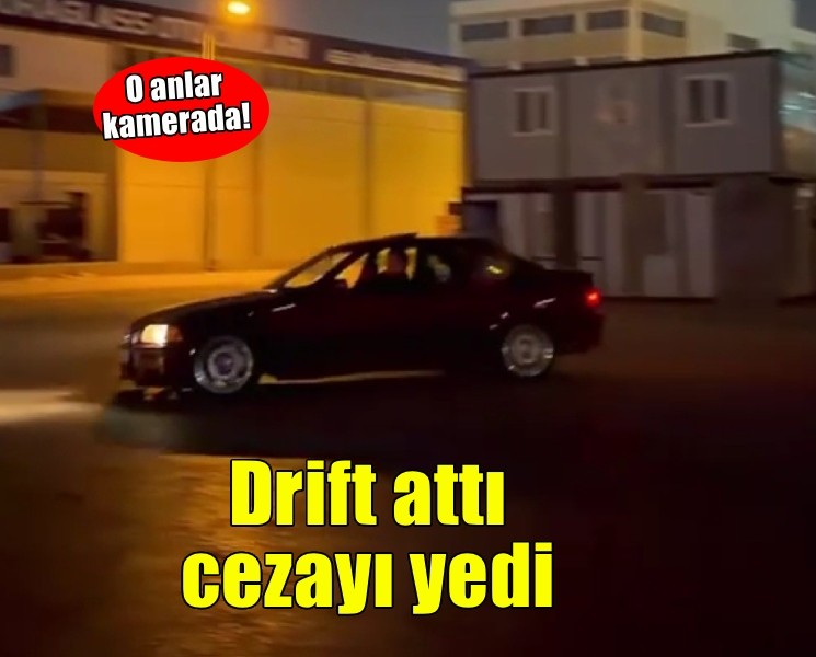 İzmir’de drift atan sürücüye 140 bin TL ceza