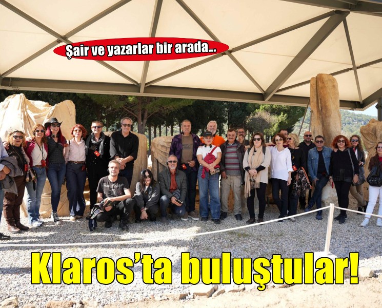 İzmirli şair ve yazarlar Klaros'ta buluştu