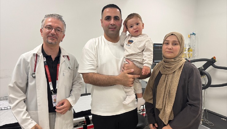 Kalp atış hızı dakikada 200'ü geçen bebek, ablasyon tedavisiyle iyileşti