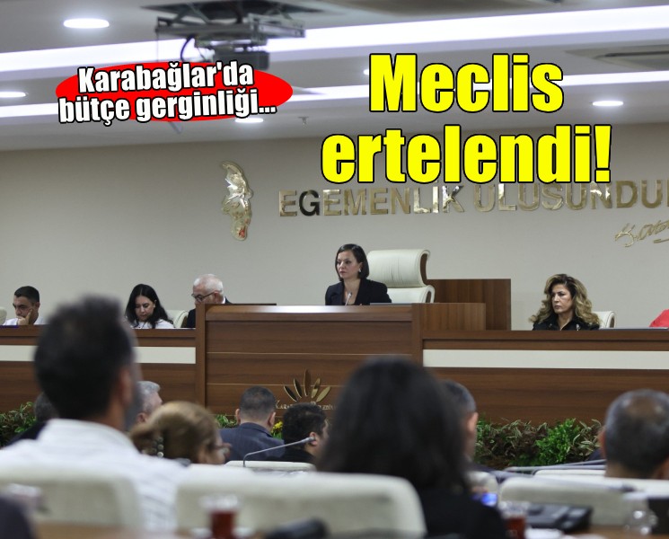 Karabağlar'da bütçe gerginliği... Meclis ertelendi!