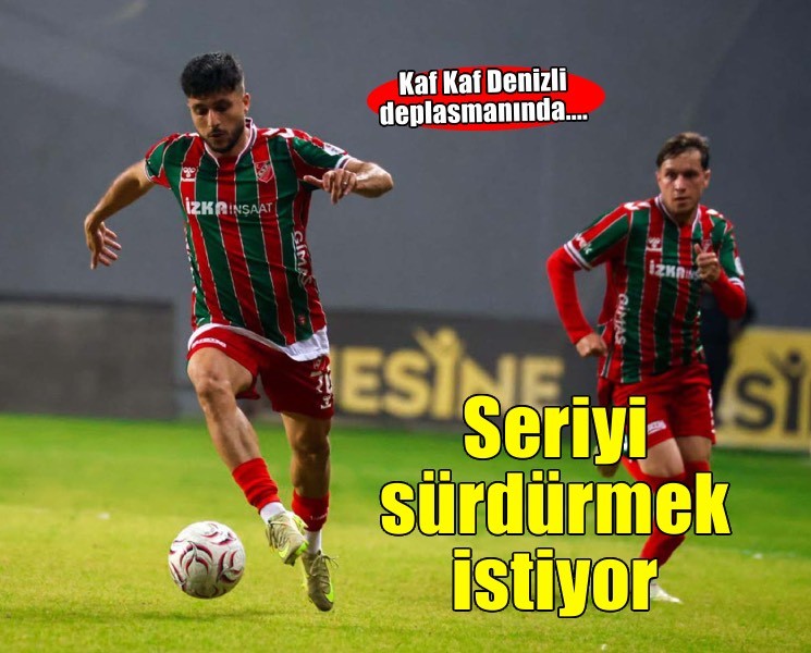 Karşıyaka seriyi sürdürmek için Denizli'de