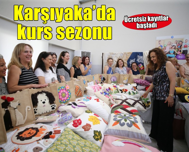Karşıyaka’nın mahalle merkezlerinde kurs sezonu açılıyor