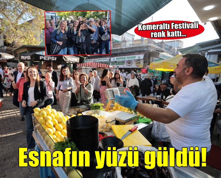 Kemeraltı Festivali esnafın yüzünü güldürdü