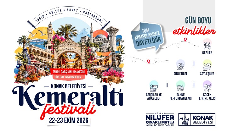 Kemeraltı’nda festival heyecanı başlıyor: Başkan Mutlu’dan İzmirlilere davet