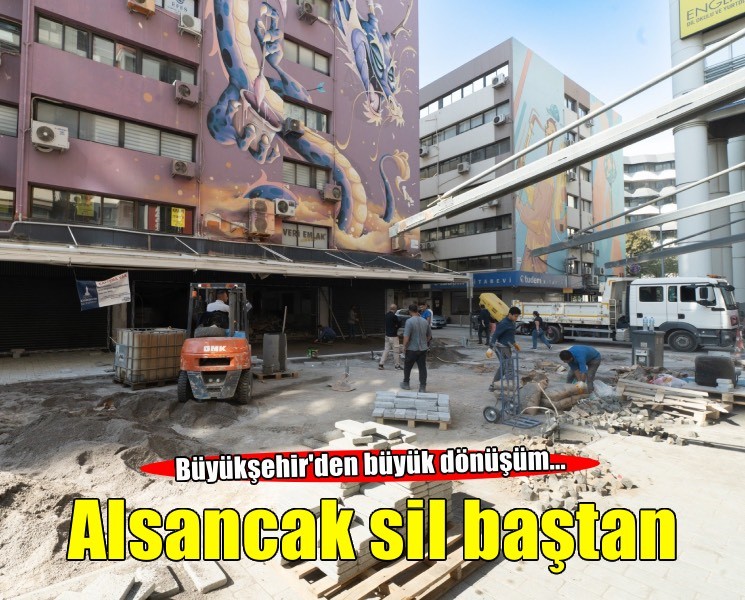 Kıbrıs Şehitleri Caddesi’nin zemini yenileniyor