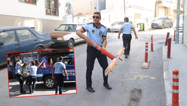 Konak’ta kaldırım ve yol işgallerine geçit yok