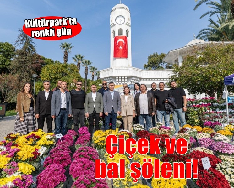 Kültürpark’ta çiçek ve bal şöleni