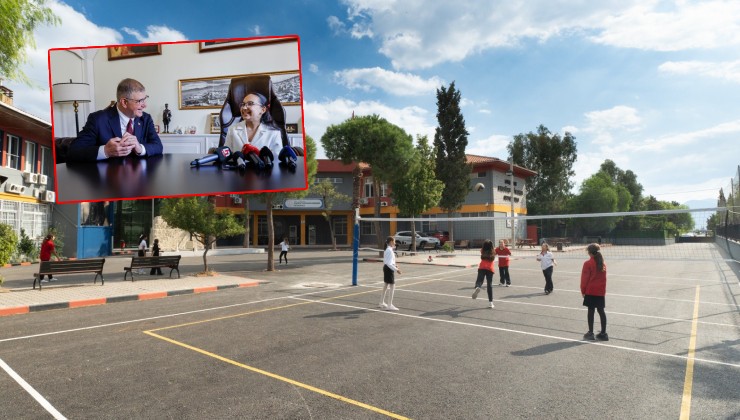 Öğrenciler istedi, okul bahçesi baştan sona yenilendi
