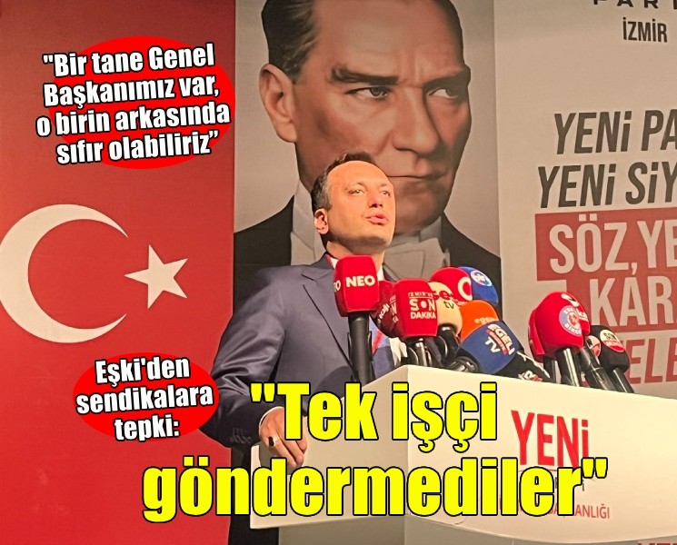 Ömer Eşki’den sendikalara tepki: 'Sendikal krallıklar yaşayanlar tek işçi göndermedi'