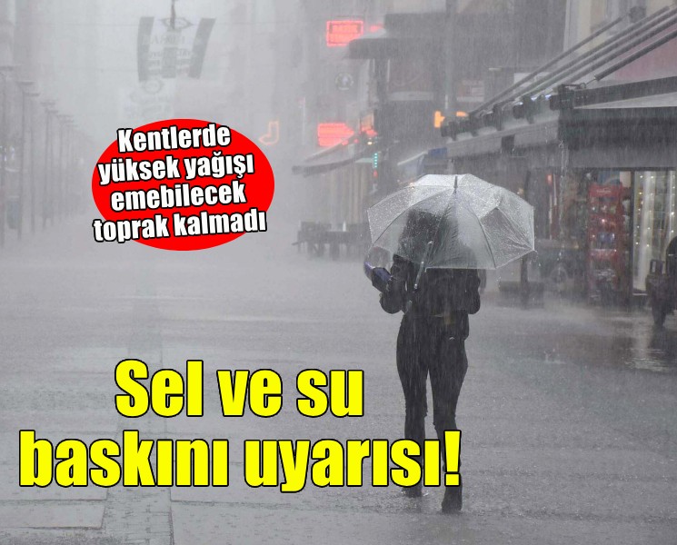 Prof. Dr. Türkeş: Kentlerde yüksek yağışı emebilecek toprak kalmadı