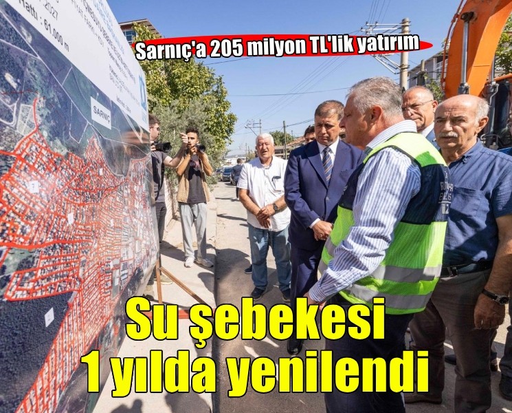 Sarnıç’ın su şebekesi bir yılda baştan sona yenilendi