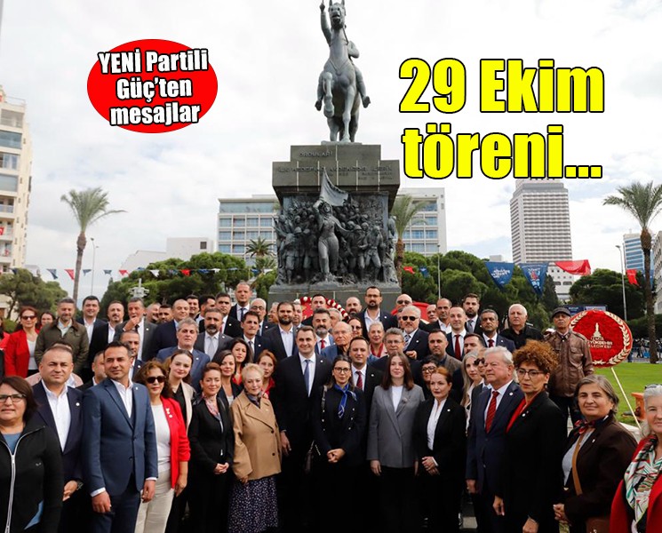 YENİ Parti İzmir’den 29 Ekim çelenk töreni…