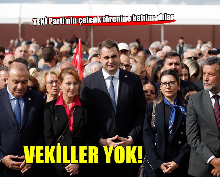 YENİ Parti töreninde vekiller yine yok!