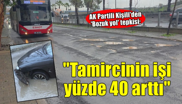 AK Partili Kişili: Bozuk yollar oto tamircisinin işini yüzde 40 artırdı