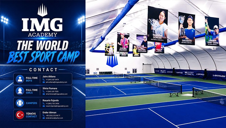 IMG Academy Tenis Kliniği İzmir'de...