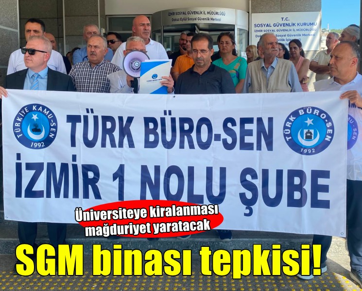 Konak'taki SGM binasının Demokrasi Üniversitesi'ne verilmesine tepki!