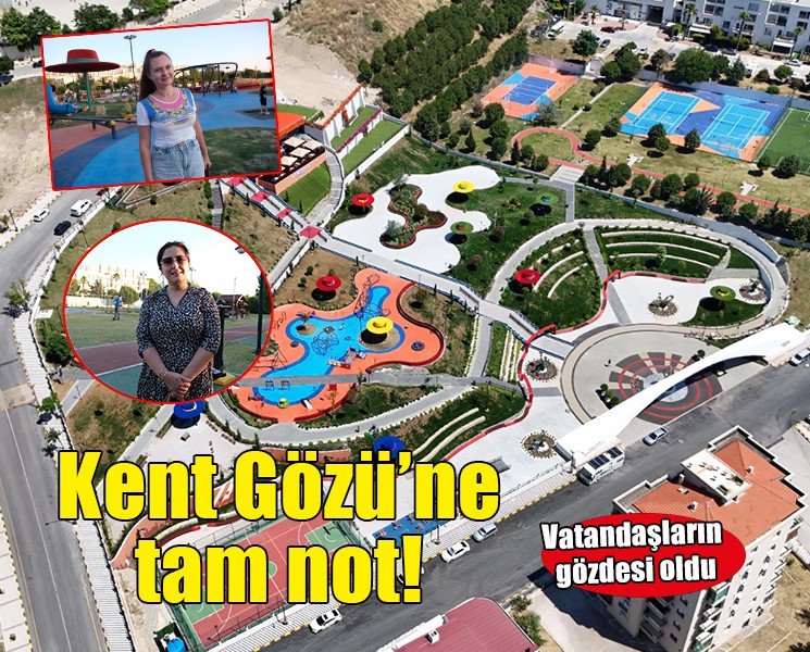 Kent Gözü Rekreasyon Alanı vatandaşların gözdesi oldu