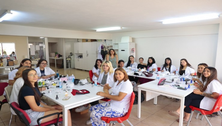 Konaklı kadınlar ücretsiz kurslarla meslek öğreniyor