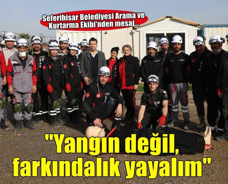 SAK’dan mesaj var; Yangın değil, farkındalık yayalım