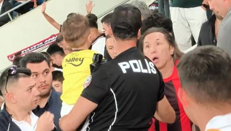 Tribünde 'forma' zorbalığına gözaltı
