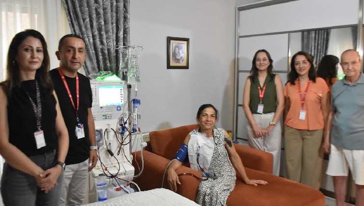 7 yıllık diyaliz hastasına evinde tedavi imkanı