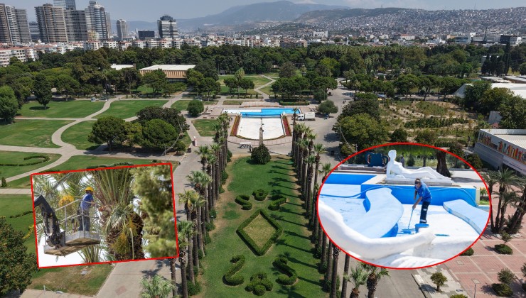 95. İzmir Enternasyonal Fuarı öncesi Kültürpark’ta hazırlıklar hız kazandı