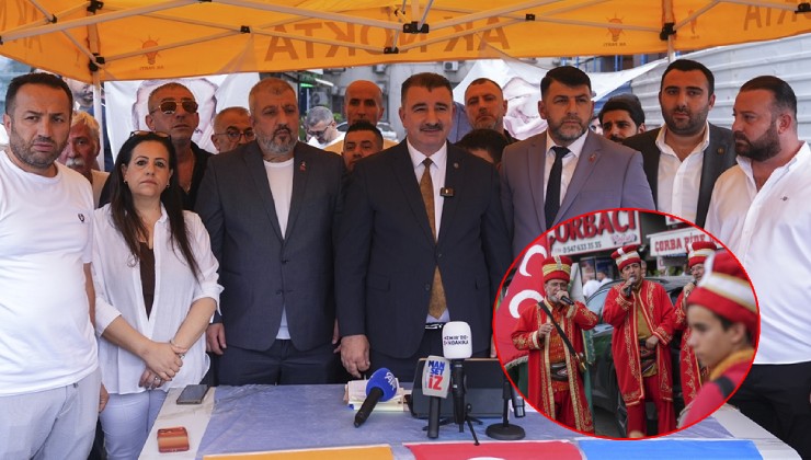 AK Parti Konak'tan mehterli üye katılım töreni!