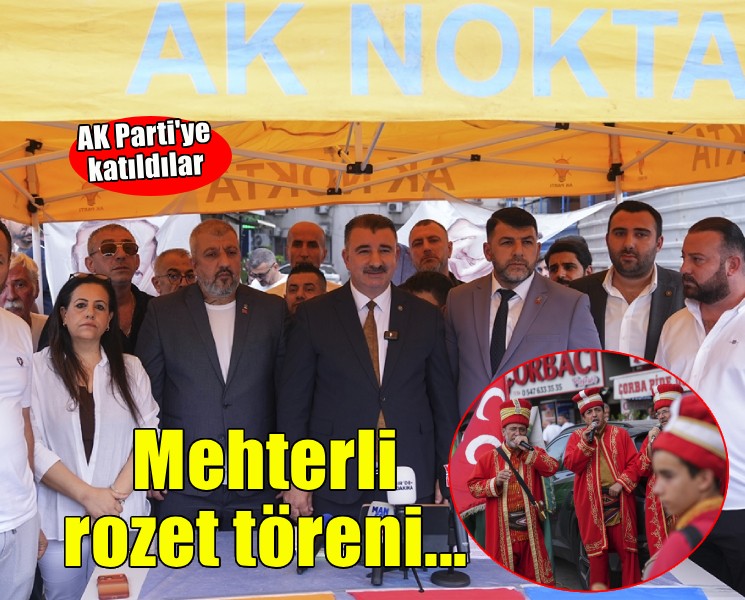 AK Parti Konak'tan mehterli üye katılım töreni!