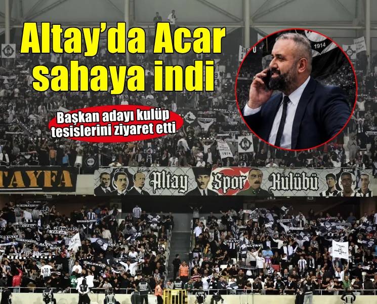 Altay'da başkan adayı Acar'dan kulübe ziyaret