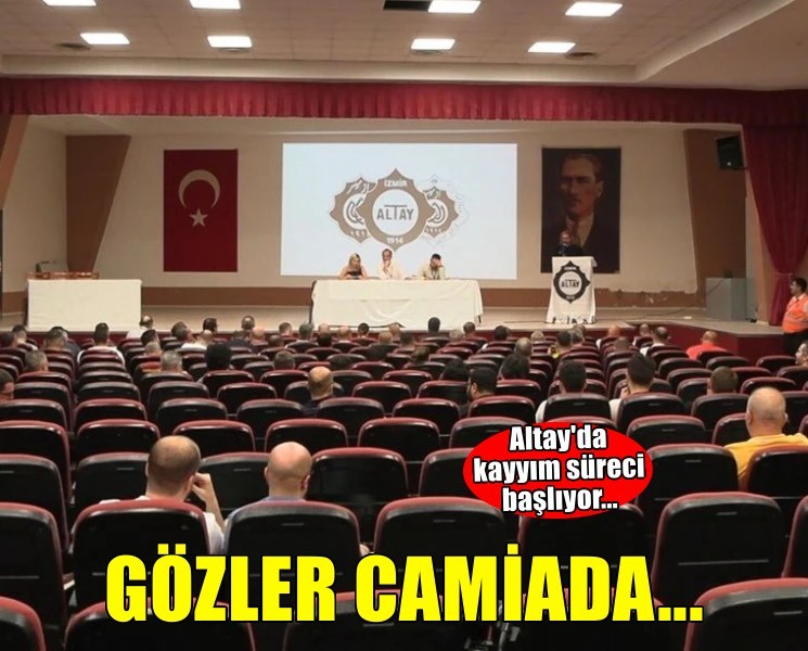 Altay'da gözler camiada