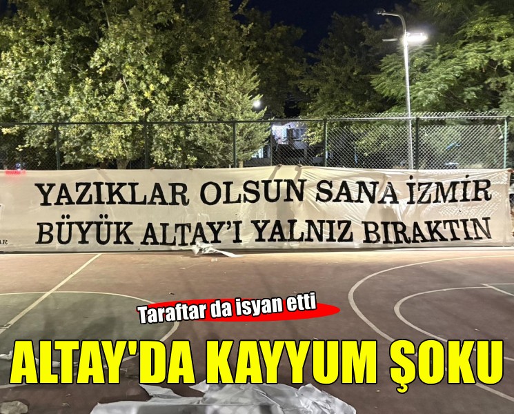 Altay'da kayyum şoku... Taraftar da isyan etti!