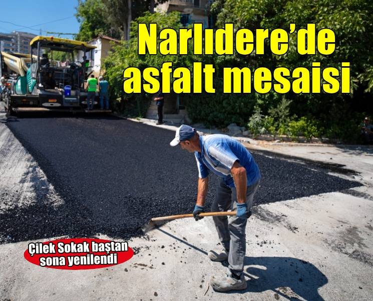 Başkan Erman Uzun asfalt serim çalışmalarını yerinde inceledi