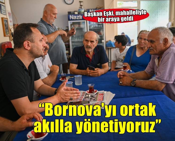 Başkan Eşki Ümit Mahallesi’nde vatandaşlarla buluştu