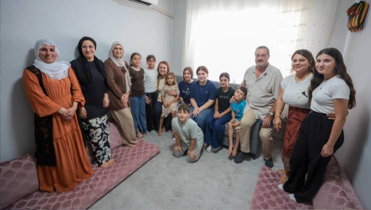 Başkan Mutlu, Konaklı komşularının evlerine konuk oldu