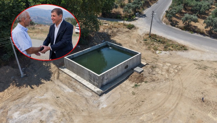 Beydağlı çiftçinin 30 yıllık su hasreti sona erdi