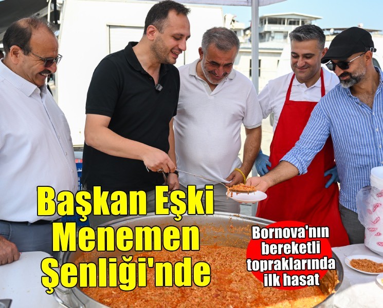 Bornova’da berekete dönüşen toprak